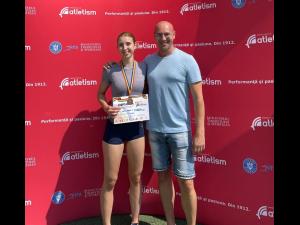 Atleta Teodora Iancu, medalie de bronz la Campionatul Naţional „U20” de la Cluj-Napoca!