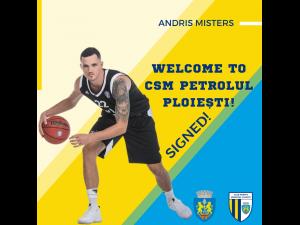 Shooter leton pentru CSM Petrolul Ploieşti: Andris Misters vine în galben-albastru!