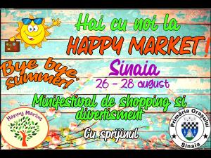 Produse unicat, pentru toate gusturile, la Târgul Happy Market Sinaia, un minifestival de shopping și divertisment