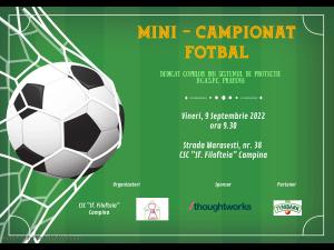 Mini-Campionat de fotbal pentru tinerii din sistemul de protecție