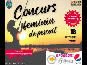 Concurs feminin de pescuit organizat duminică la Parcul Memorial „Constantin Stere”