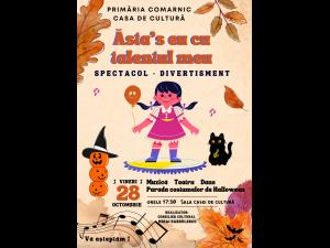 Spectacol de talente organizat de Primăria Comarnic/Muzică, teatru, dans și parada costumelor de Halloween