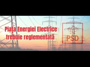 Deputatul PSD Bogdan Toader consideră că reglementarea pieței energiei este mai necesară ca oricând pentru români