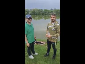 Ștefan Budescu, la “Cupa antidrog la pescuit!” - VIDEO