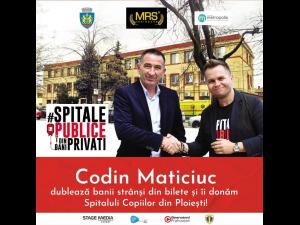 Codin Maticiuc: Ploiești, este rândul tău. Proiectul “Spitale publice din bani privati” vine să renoveze Spitalul de Pediatrie Ploiești. Cum și cu ce sumă, depinde de ploieșteni