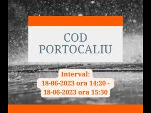 RO Alert in Prahova: COD PORTOCALIU METEO/Lista localitatilor vizate