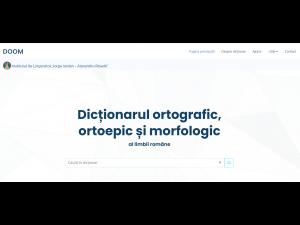 „Dicționarul ortografic, ortoepic și morfologic al limbii române” se poate consulta acum și online