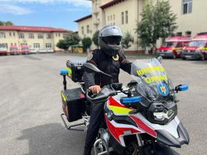 Salvatori pe două roți/ISU Prahova a primit motociclete de intervenție SMURD-FOTO