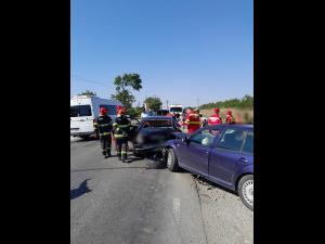 Accident rutier în Mizil - FOTO