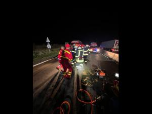 O persoană a murit, alte două au fost rănite în urma unui accident produs la Bănești - FOTO