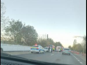 Accident pe DN 1A, la Boldești Scăeni/Trei mașini au fost implicate-FOTO