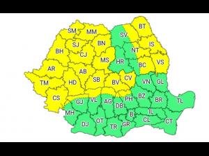 Intensificări ale vântului, anunțate de meteorologi