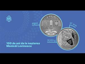 BNR a lansat o monedă de argint cu tema 100 de ani de la nașterea Monicăi Lovinescu