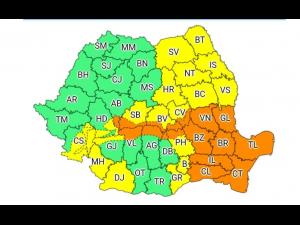 Avertizare emisă de meteorologi/Vânt și ninsori