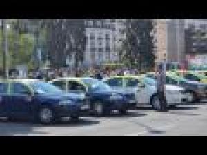 Protest al taximetristilor din Ploiești, marți, 21 noiembrie