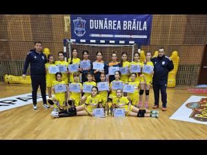 Echipa de handbal junioare 4 a CSM Ploieşti a câştigat Cupa „Dunărea”