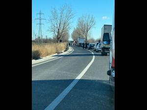 Accident rutier în comuna Florești, DJ720/Șoferul este inconștient-FOTO