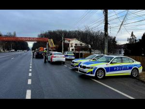 Acțiune rutieră în desfășurare în Prahova pe Drumul Național 1, în două puncte 