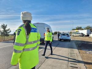 Acțiune de amploare pe DN1, în intersecția morții - FOTO