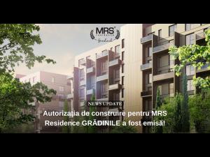 A fost emisă autorizația de construire pentru proiectul rezidențial MRS Residence GRĂDINILE! Este un proiect în valoare de 120 de milioane de euro care va fi realizat în Ploiești