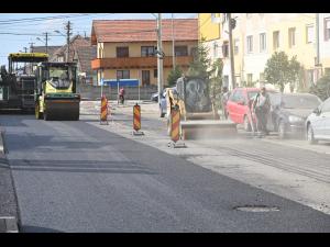 Lucrări pe  strada Maramures/Trasee TCE modificate