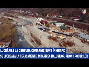 Stadiul lucrărilor la centura ocolitoare a orașului Comarnic 