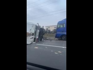 Accident pe DN 1, zona Băicoi-FOTO