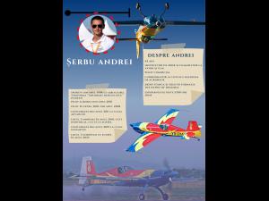 Povestea pilotului Andrei Șerbu/ Și-a început cariera la Aeroclubul Teritorial "Gheorghe Bănciulescu" Ploiești 