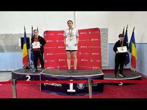 Atletism: Daria Popescu, vicecampioană naţională „U14” în proba de aruncarea greutăţii