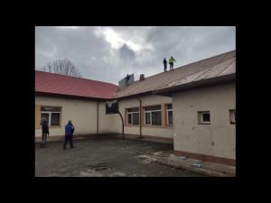Școala din Pietroșani, aproape finalizată/Este modernizată cu fonduri europene