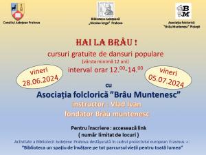 Hai la Brâu!/Se fac cursuri de dans, gratuite, la Biblioteca Județeană „Nicolae Iorga” Ploiești