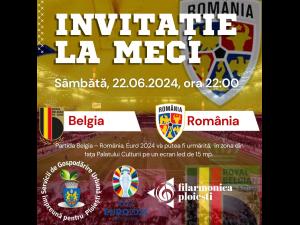 Un oraș alături de naționala de fotbal a României/Meciul va putea fi urmărit în centrul Ploieștiului