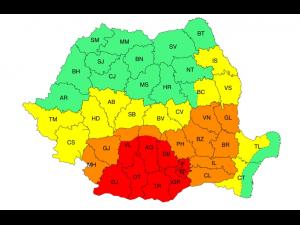 Meteorologii au anunțat cod portocaliu de caniculă în Prahova/Județele vizate de codul roșu