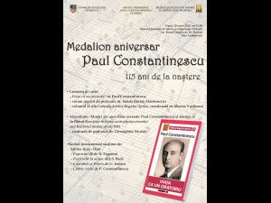 Medalion Aniversar – Paul Constantinescu -115 ani de la naștere