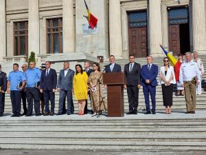 Ceremonie dedicată Zilei Imnului Național al României, la Ploiești  