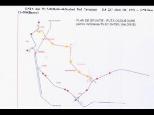 Se închide circulația rutieră în zona pasajului CFR de la Blejoi/Ruta alternativă