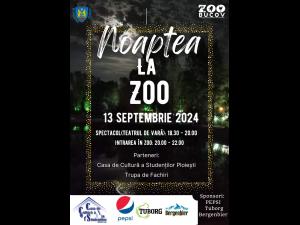 "Noaptea la Zoo" se ține vineri, 13 septembrie,  la Bucov 