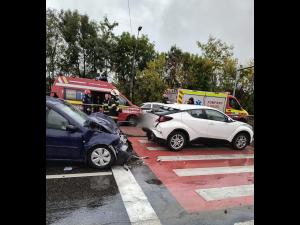 Accident produs pe DN1B, zona localității Valea Calugareasca 