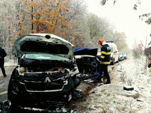 Accident la Strejnicu- FOTO