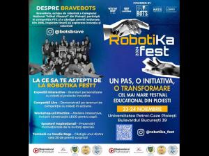 RobotiKa Fest 2024 se apropie/Sunt așteptați pasionați de robotică și științe, dar nu numai