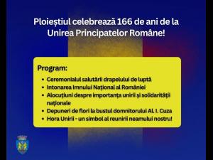 Manifestări organizate în Ploiești cu ocazia Zilei Unirii Principatelor Române