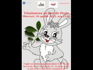 Vănătoare de ouă la Castelul Peleș, pe 16 aprilie