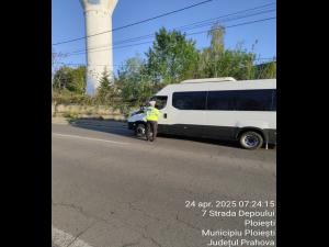 Operatorii de transport marfă și  transport persoane, verificați de polițiștii locali din Ploiești