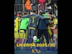 Petrolul Ploiesti, licență pentru sezonul 2025-2026 al Superligii