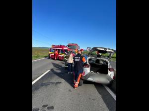 Accident rutier pe raza orașului Băicoi, pe DN1